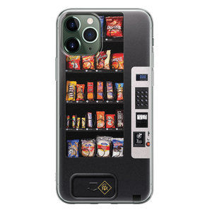 Casimoda iPhone 11 Pro Max siliconen hoesje - Snoepautomaat