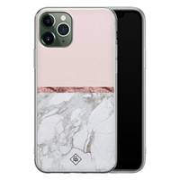 Casimoda iPhone 11 Pro Max siliconen telefoonhoesje - Rose all day