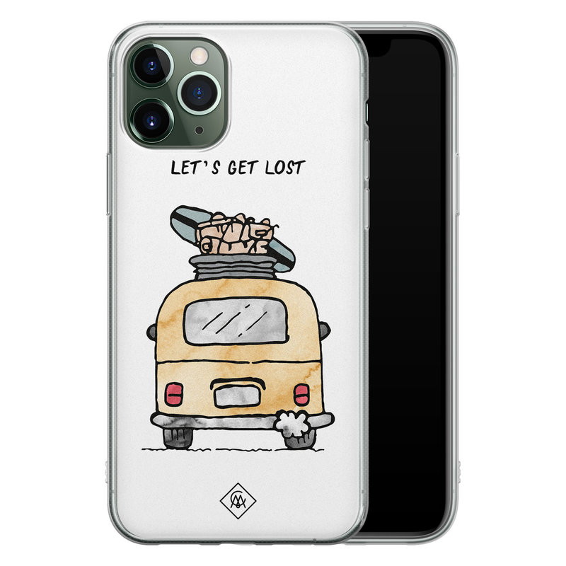 Casimoda iPhone 11 Pro Max siliconen hoesje - Let's get lost
