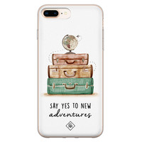 Casimoda iPhone 8 Plus/7 Plus siliconen hoesje - Wanderlust