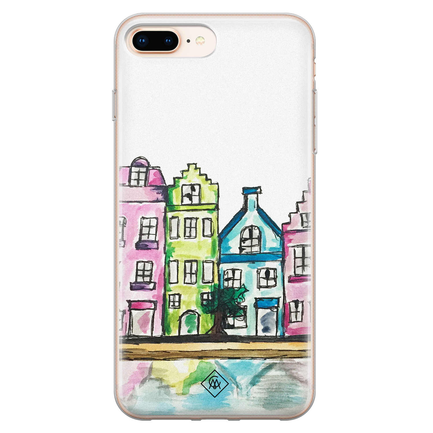 iPhone 8 Plus 7 Plus siliconen telefoonhoesje Amsterdam
