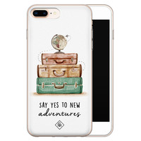 Casimoda iPhone 8 Plus/7 Plus siliconen hoesje - Wanderlust