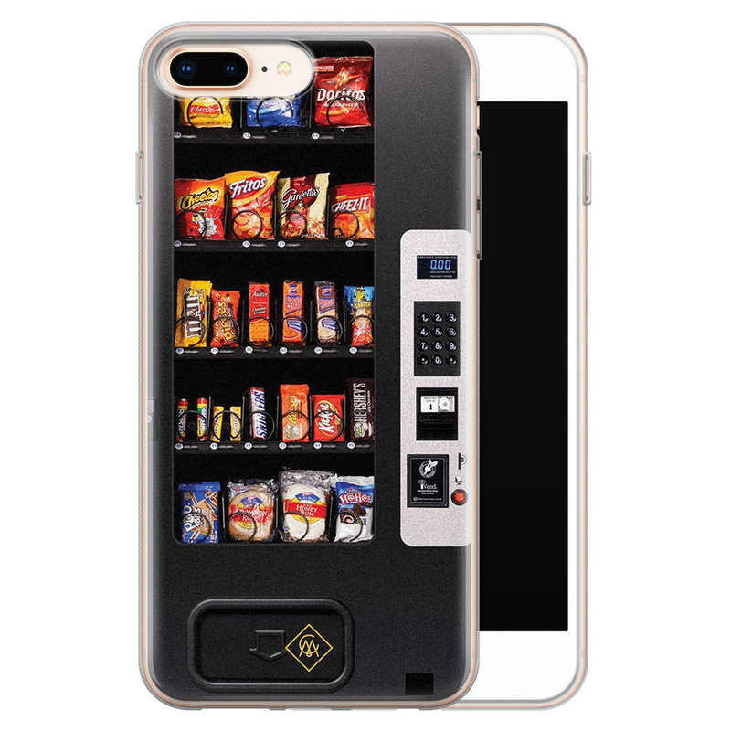 Casimoda iPhone 8 Plus/7 Plus siliconen hoesje - Snoepautomaat