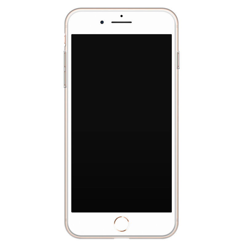 Casimoda iPhone 8 Plus/7 Plus siliconen hoesje - Snake print