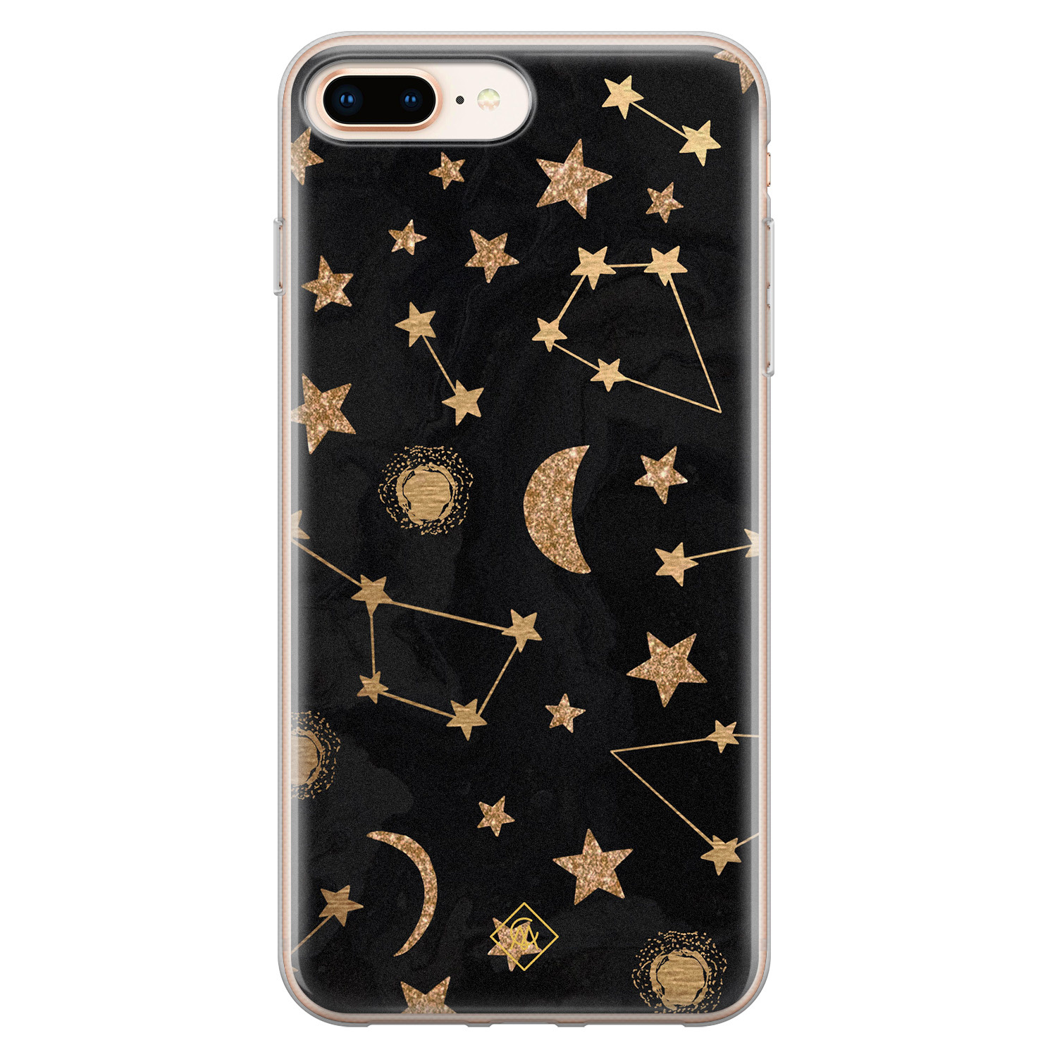 iPhone 8 Plus 7 Plus siliconen hoesje Counting the stars