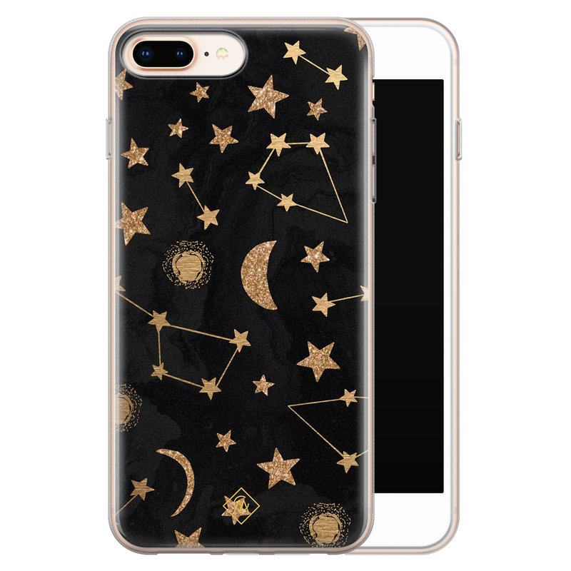 Casimoda iPhone 8 Plus/7 Plus siliconen hoesje - Counting the stars