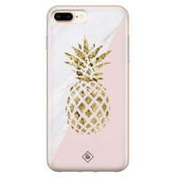 Casimoda iPhone 8 Plus/7 Plus siliconen hoesje - Ananas