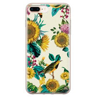 Casimoda iPhone 8 Plus/7 Plus siliconen hoesje - Sunflowers