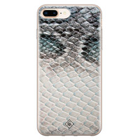 Casimoda iPhone 8 Plus/7 Plus siliconen hoesje - Oh my snake