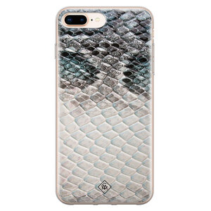 Casimoda iPhone 8 Plus/7 Plus siliconen hoesje - Oh my snake