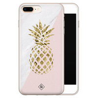 Casimoda iPhone 8 Plus/7 Plus siliconen hoesje - Ananas