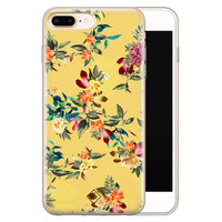 Casimoda iPhone 8 Plus/7 Plus siliconen hoesje - Floral days