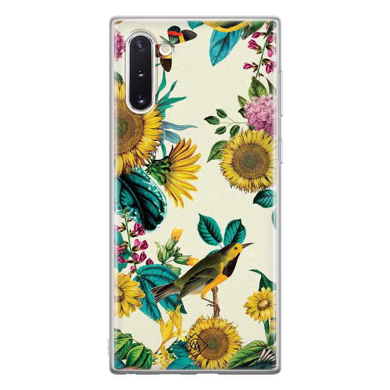 Casimoda Samsung Galaxy Note 10 siliconen hoesje - Sunflowers