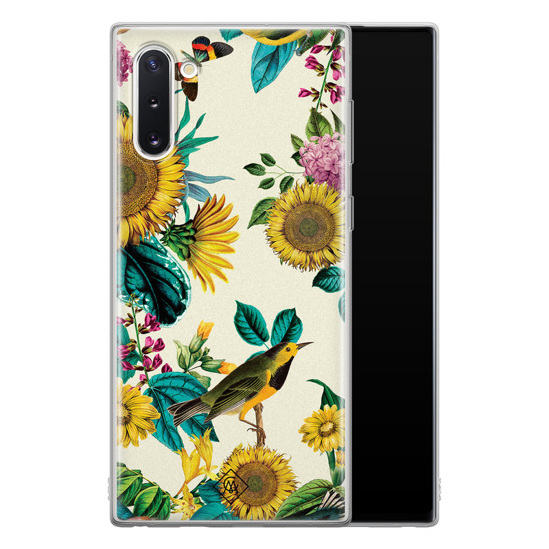 Casimoda Samsung Galaxy Note 10 siliconen hoesje - Sunflowers