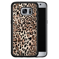 Casimoda Samsung Galaxy S7 hoesje - Golden wildcat