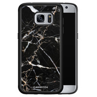 Casimoda Samsung Galaxy S7 hoesje - Marmer zwart