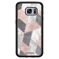 Casimoda Samsung Galaxy S7 hoesje - Stone grid
