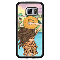 Casimoda Samsung Galaxy S7 hoesje - Sunset girl