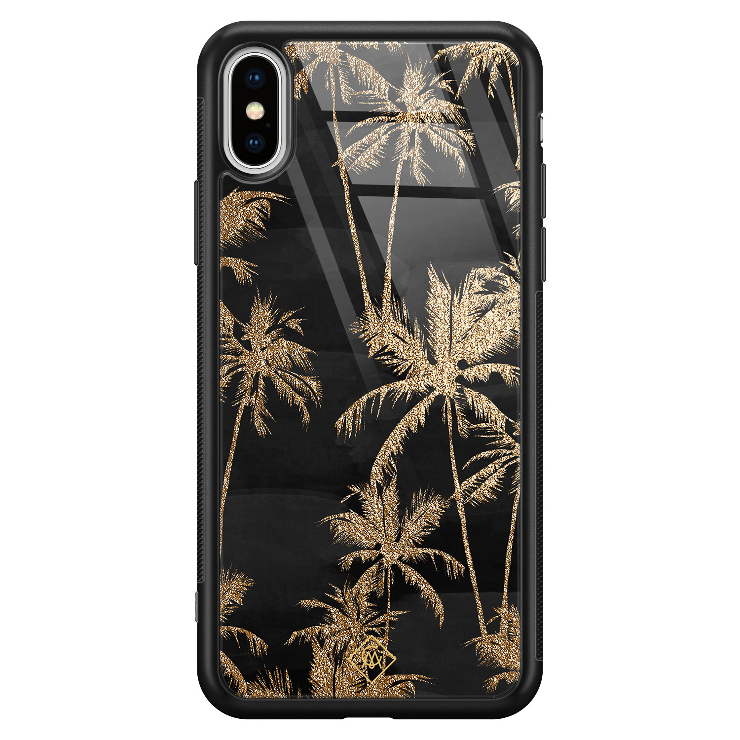 iPhone XS Max glazen hardcase Palmbomen