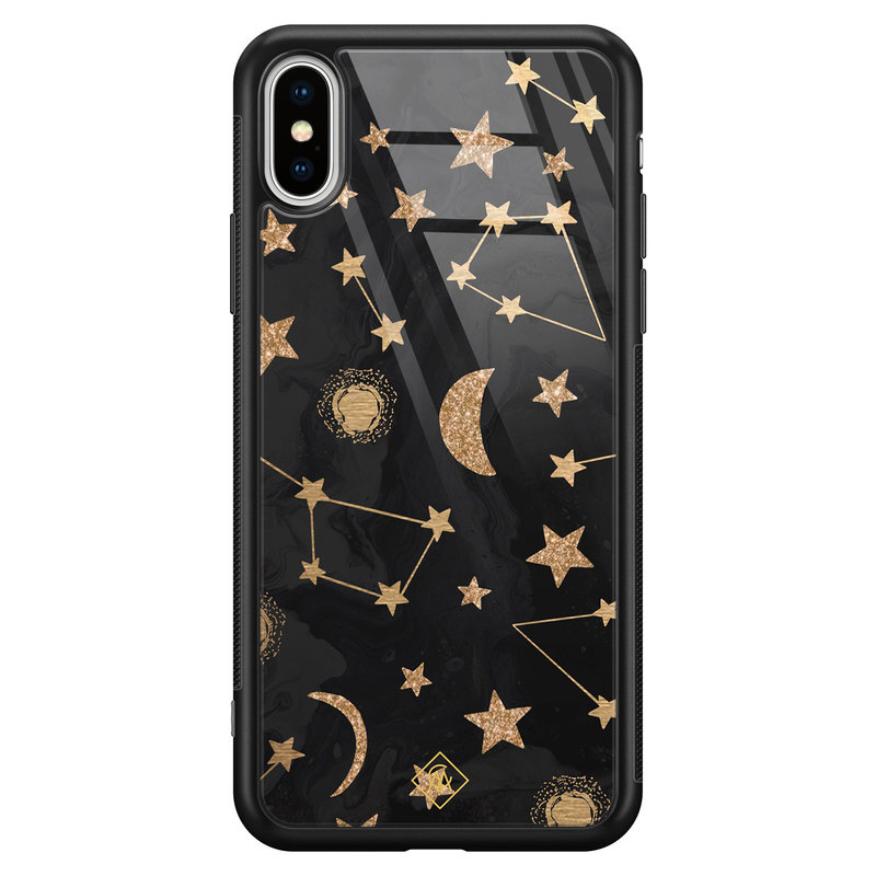 Casimoda iPhone XS Max glazen hardcase - Counting the stars