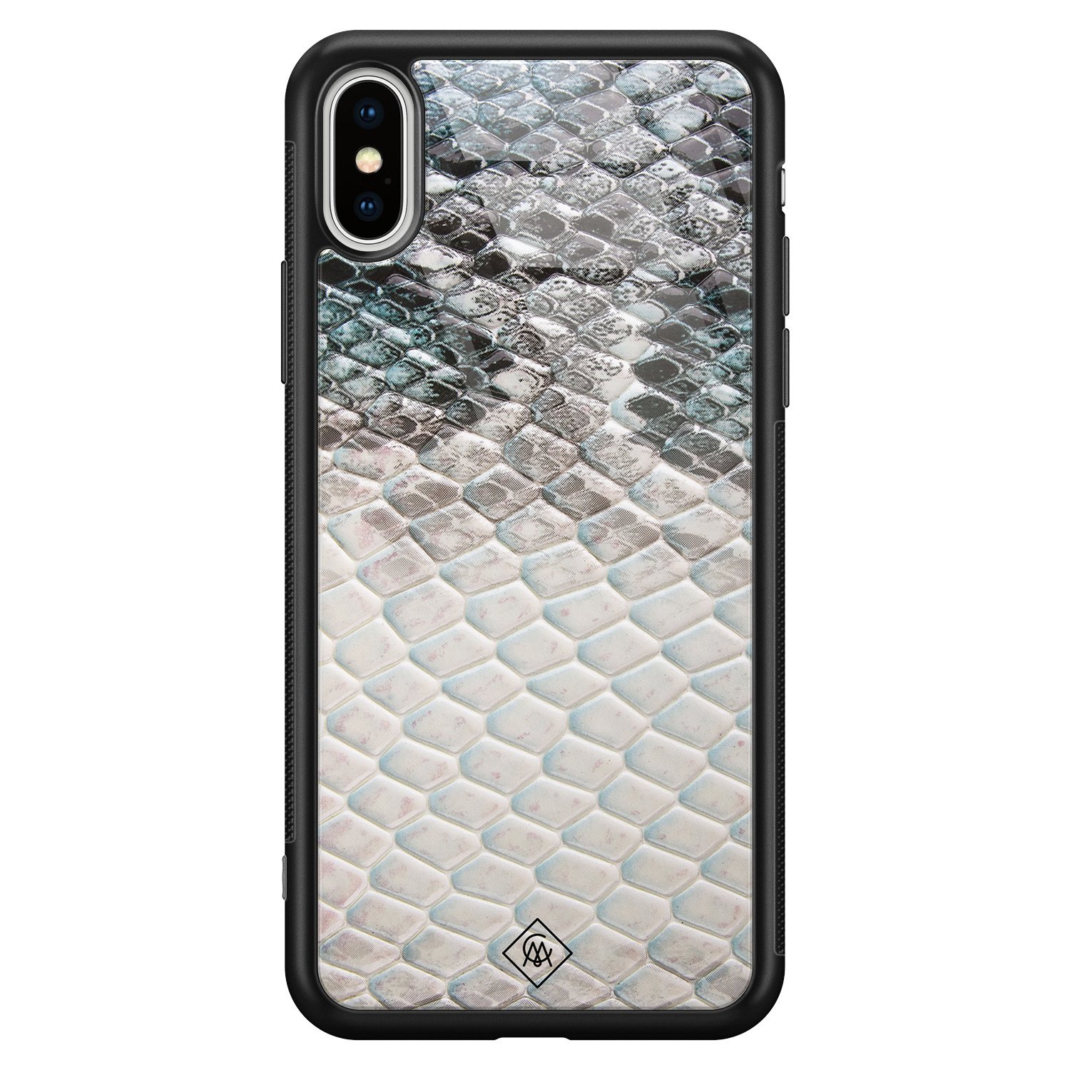 iPhone XS Max glazen hardcase - Oh my snake