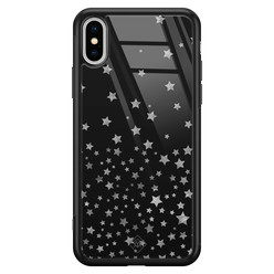 Casimoda iPhone XS Max glazen hardcase - Falling stars