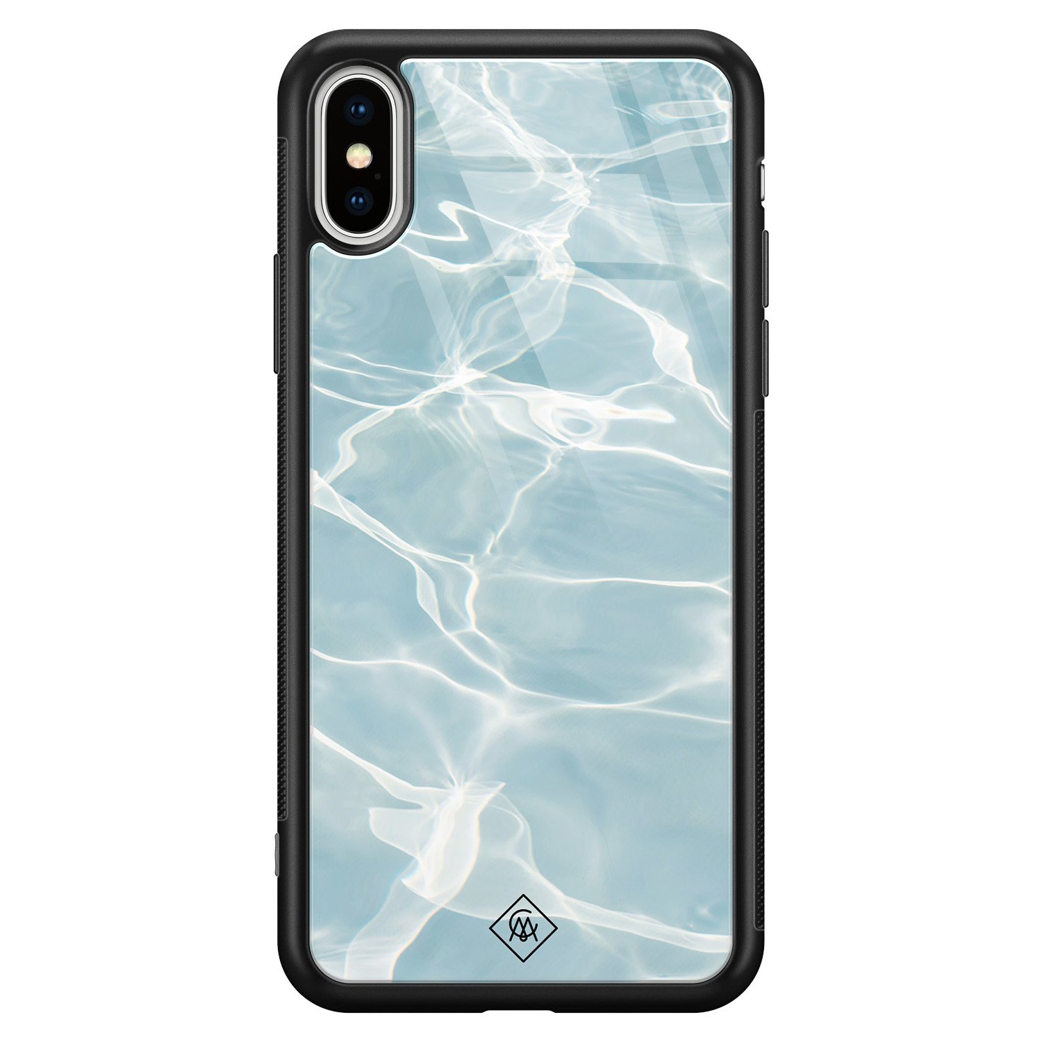 iPhone XS Max glazen hardcase - Oceaan