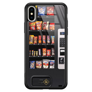 Casimoda iPhone XS Max glazen hardcase - Snoepautomaat