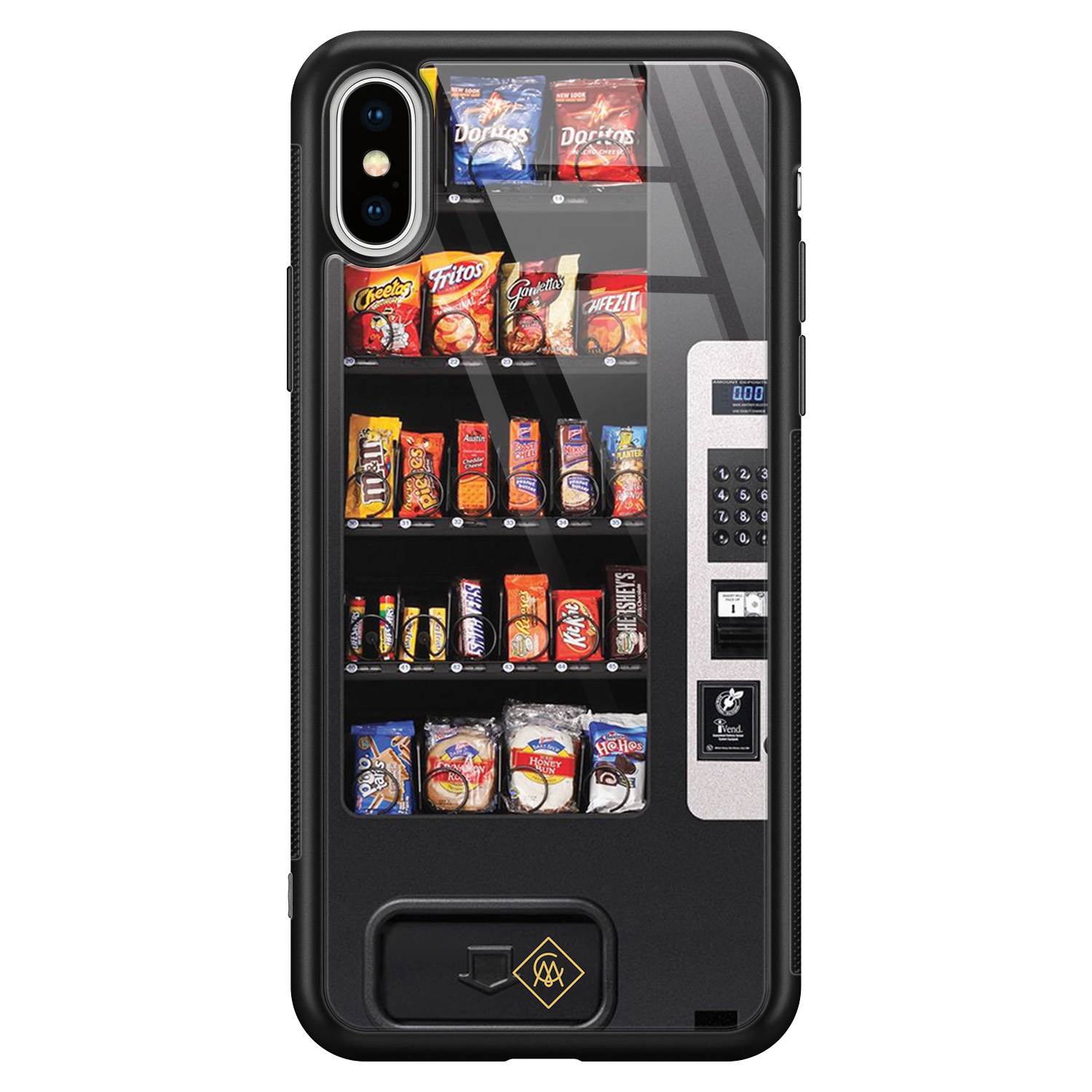 iPhone XS Max glazen hardcase Snoepautomaat