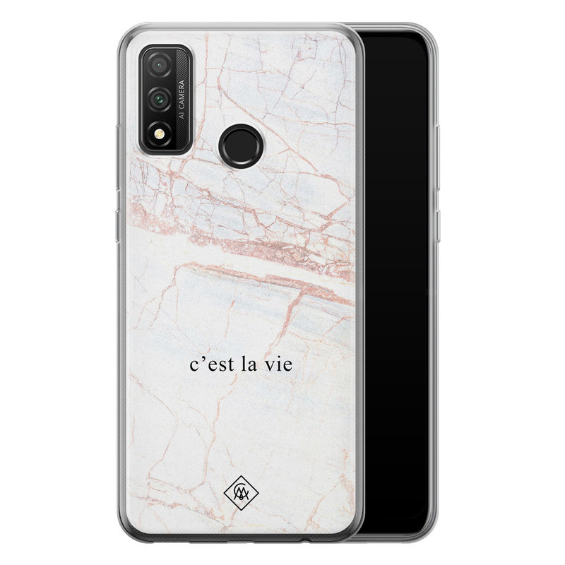 Casimoda Huawei P Smart 2020 siliconen telefoonhoesje - C'est la vie