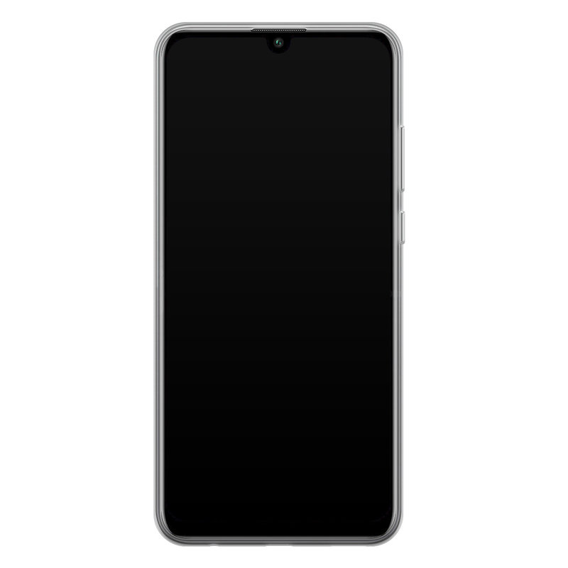 Casimoda Huawei P Smart 2020 siliconen telefoonhoesje - Stone & leopard print