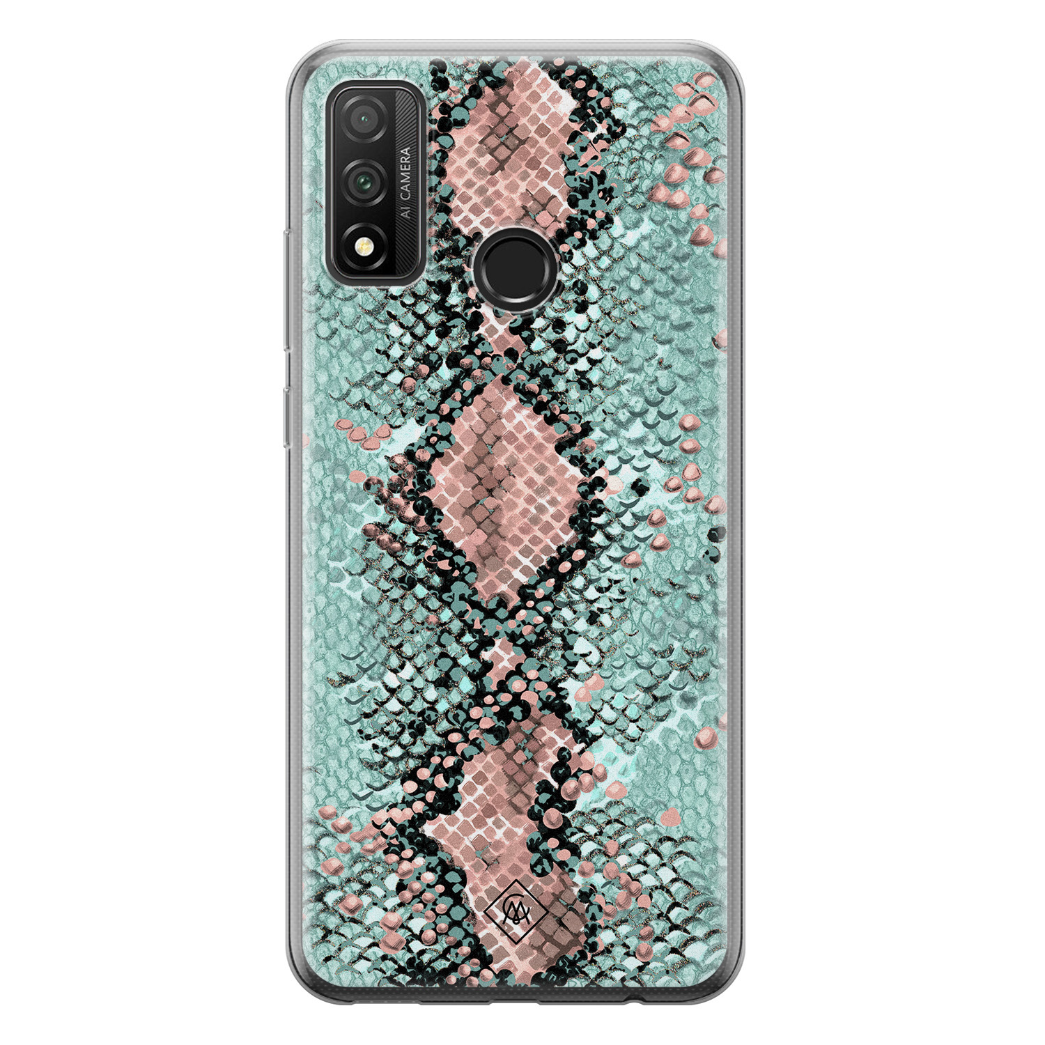 Huawei P Smart 2020 siliconen hoesje - Snake pastel