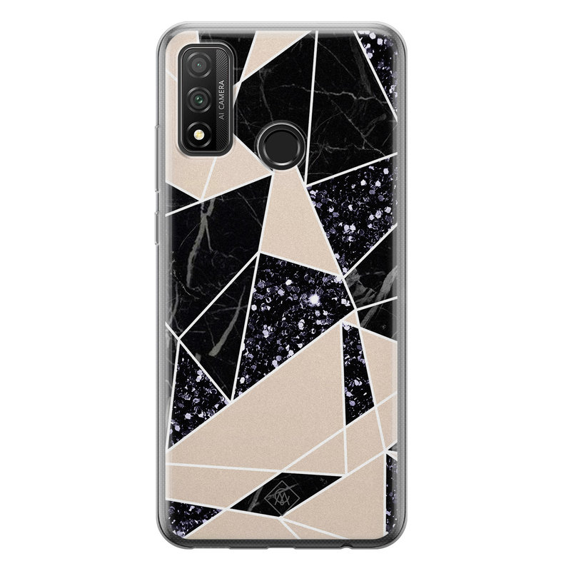 Casimoda Huawei P Smart 2020 siliconen telefoonhoesje - Abstract painted