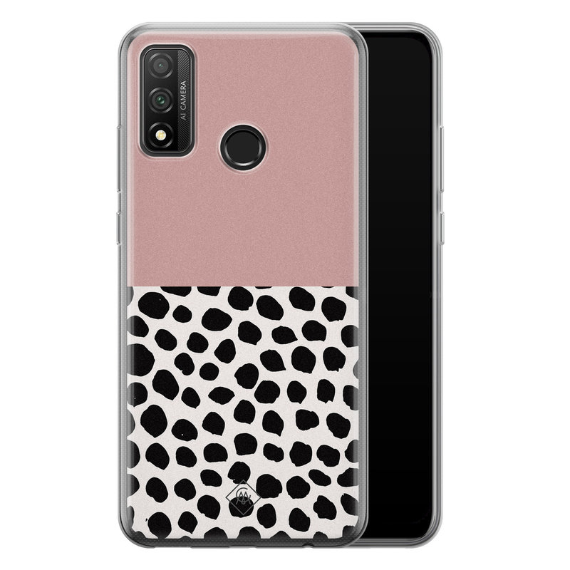 Casimoda Huawei P Smart 2020 siliconen hoesje - Pink dots