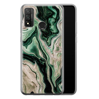 Casimoda Huawei P Smart 2020 siliconen hoesje - Green waves