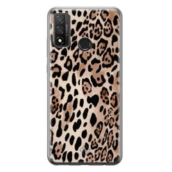 Casimoda Huawei P Smart 2020 siliconen hoesje - Golden wildcat