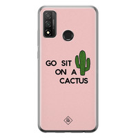 Casimoda Huawei P Smart 2020 siliconen hoesje - Go sit on a cactus