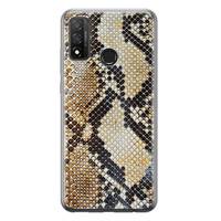 Casimoda Huawei P Smart 2020 siliconen hoesje - Golden snake