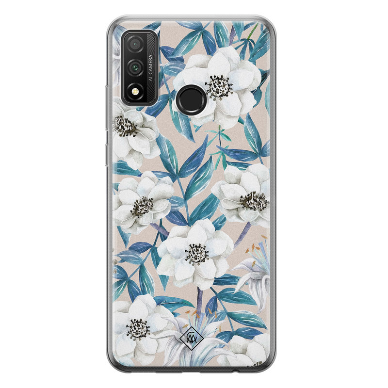 Casimoda Huawei P Smart 2020 siliconen telefoonhoesje - Touch of flowers