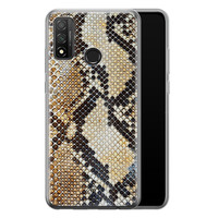 Casimoda Huawei P Smart 2020 siliconen hoesje - Golden snake