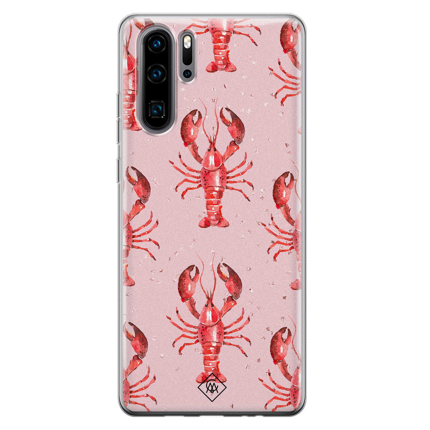 Huawei P30 Pro siliconen telefoonhoesje - Lobster all the way