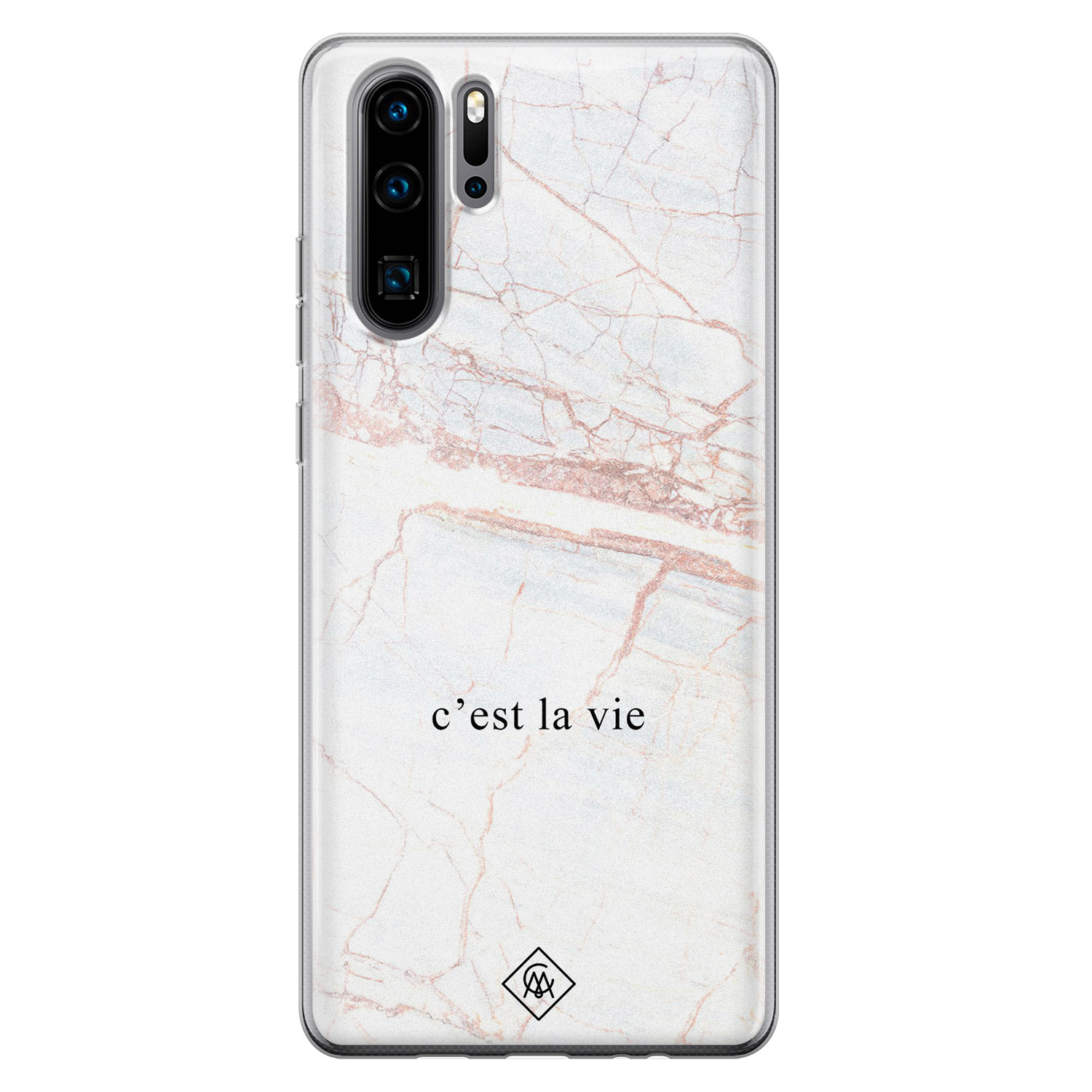 Huawei P30 Pro siliconen telefoonhoesje - C&apos;est la vie