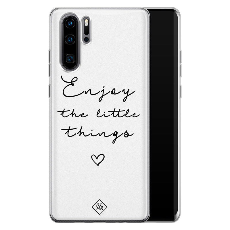 Casimoda Huawei P30 Pro siliconen hoesje - Enjoy life