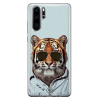 Casimoda Huawei P30 Pro siliconen hoesje - Tijger wild