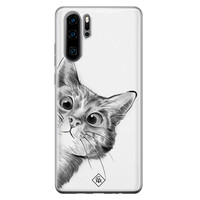 Casimoda Huawei P30 Pro siliconen hoesje - Peekaboo