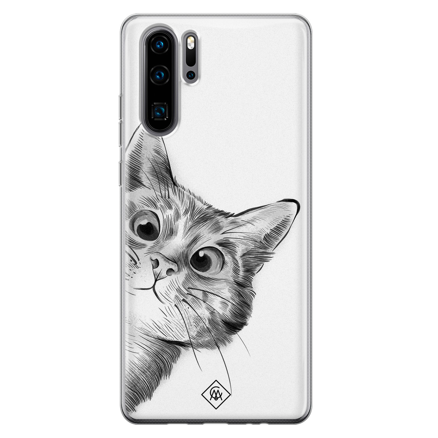 Huawei P30 Pro siliconen hoesje Peekaboo