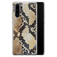 Casimoda Huawei P30 Pro siliconen hoesje - Golden snake