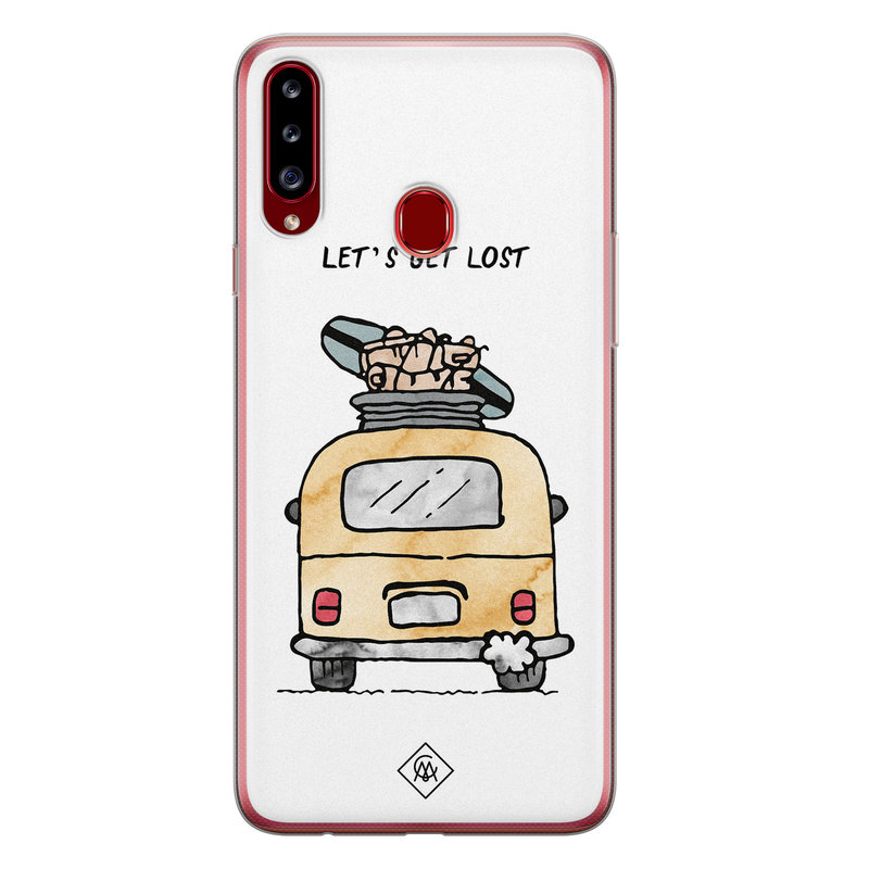 Casimoda Samsung Galaxy A20s siliconen hoesje - Let's get lost