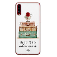 Casimoda Samsung Galaxy A20s siliconen hoesje - Wanderlust