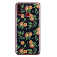 Casimoda Samsung Galaxy A20s siliconen hoesje - Orange lemonade